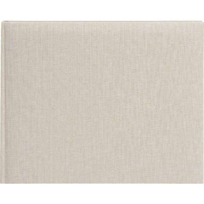 Zlatá kniha návštěv Summertime Beige 25x20 cm 100 stran plátno