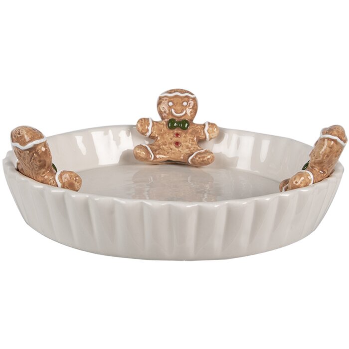 Clayre & Eef 6CE1857W Mísa Ø 23x3 / 7 cm