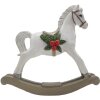 Clayre & Eef 6PR4172 Dekorace houpací kůň 11x4x11 cm