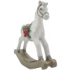 Clayre & Eef 6PR4172 Dekorace houpací kůň 11x4x11 cm