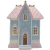 Clayre & Eef 6PR4198 Dekorace domeček s LED diodami 12x9x15 cm