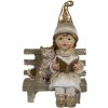 Clayre & Eef 6PR4230 Dekorace Trpaslík 6x5x9 cm
