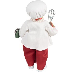 Clayre & Eef 65584 Dekorace Otec Vánoc 17x11x27 cm