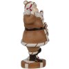 Clayre & Eef 6PR4276 Dekorace Otec Vánoc 12x9x20 cm