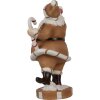 Clayre & Eef 6PR4276 Dekorace Otec Vánoc 12x9x20 cm