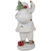 Clayre & Eef 6PR4295 Dekorace Otec Vánoc 21x23x43 cm