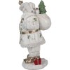 Clayre & Eef 6PR4296 Dekorace Otec Vánoc 14x16x31 cm