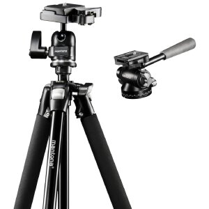 Stativ Mantona Scout Max s otočnou hlavou Pan 360° pro video
