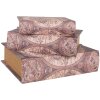 Clayre & Eef 65695 Sada 3 úložných boxů Wood Brown 27x22x7 cm