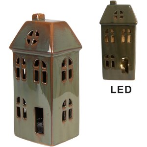 Clayre & Eef 6CE1797 Dekorace domeček LED...
