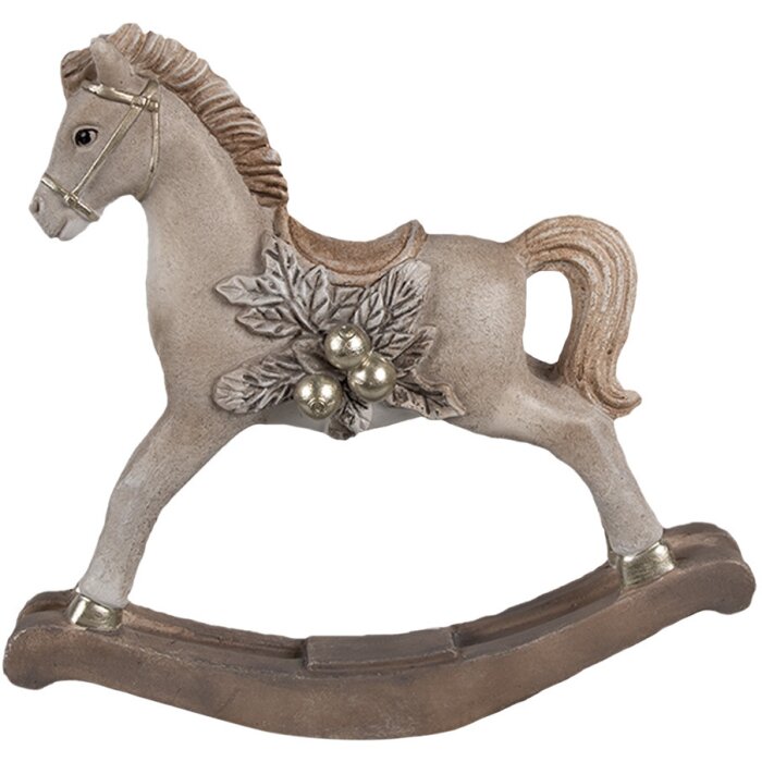 Clayre & Eef 6PR4170 Dekorace Houpací kůň 17x5x16 cm