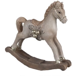 Clayre & Eef 6PR4170 Dekorace Houpací kůň 17x5x16 cm