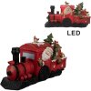 Clayre & Eef 6PR4178 Dekorace Lokomotiva Father Christmas LED 19x7x10 cm