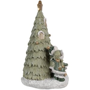 Clayre & Eef 6PR4190 Dekorace Mouse family LED 12x10x17 cm