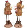Clayre & Eef 6PR4274 Dekorace perníček 7x7x18 cm