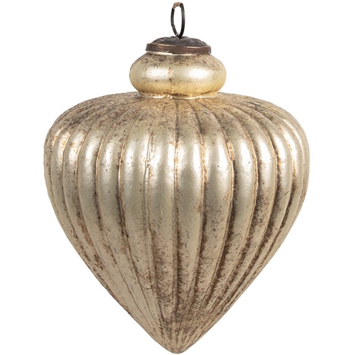 Clayre & Eef 6GL4551M Vánoční ozdoby na stromeček Ø 12x16 cm