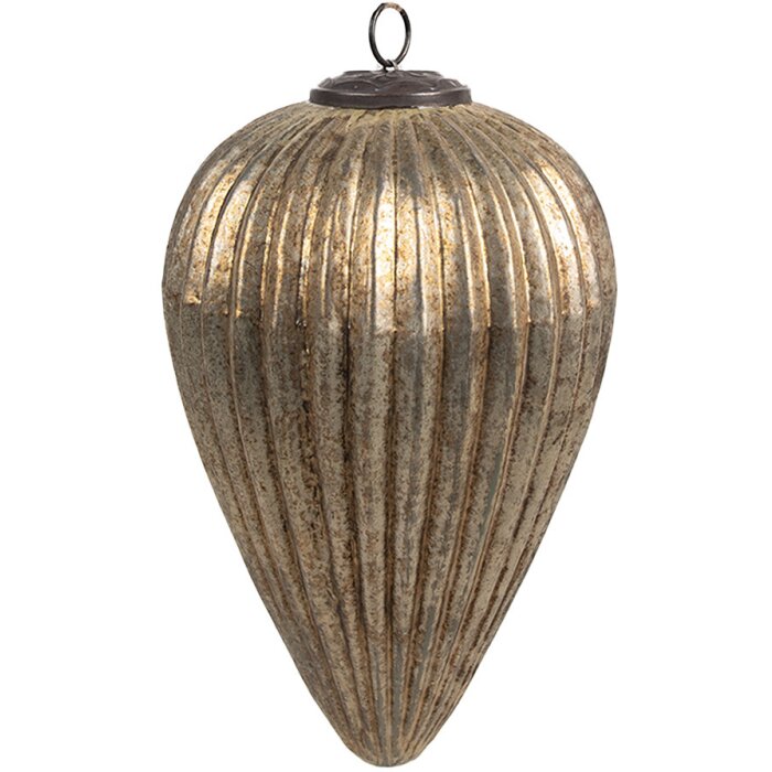 Clayre & Eef 6GL4555XL Vánoční ozdoby na stromeček Ø 16x25 cm
