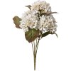 Clayre & Eef 6PL0303 Umělý květ hortenzie bílá zelená 44 cm