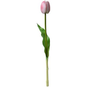 Clayre & Eef 6PL0311 Umělý tulipán růžový 4x4x32 cm Plastová květina