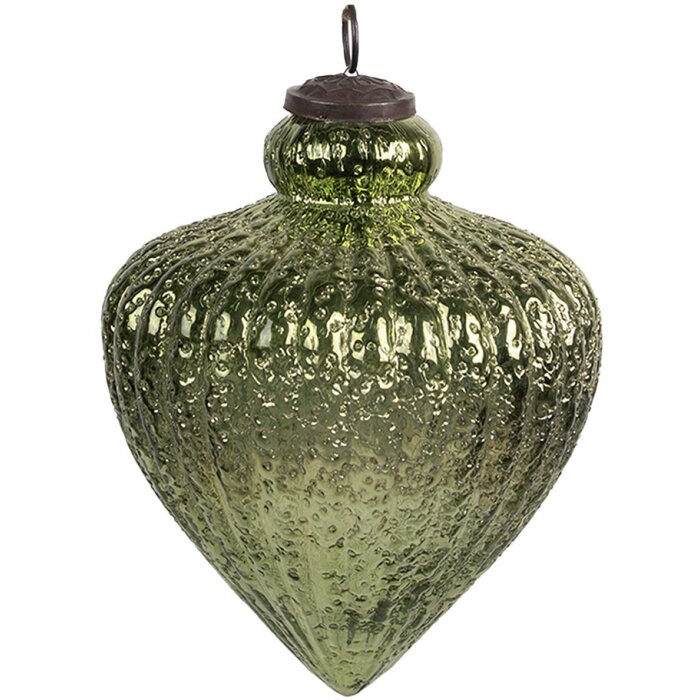 Clayre & Eef 6GL4558L Vánoční ozdoby na stromeček Ø 12x16 cm