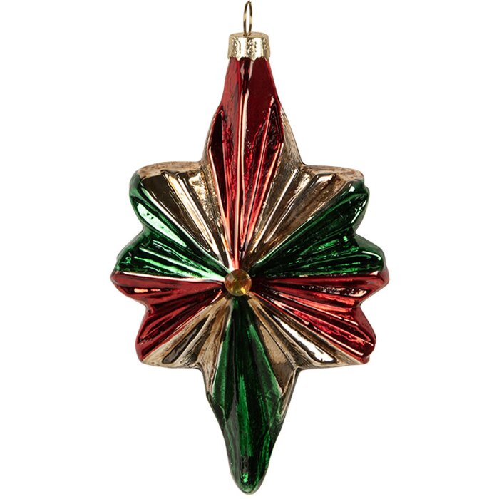 Clayre & Eef 6GL4609 Vánoční ozdoby na stromeček 9x4x14 cm