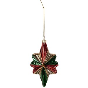 Clayre & Eef 6GL4609 Vánoční ozdoby na...