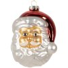 Clayre & Eef 6GL4612 Vánoční ozdoba na stromeček Father Christmas 9x8x11 cm