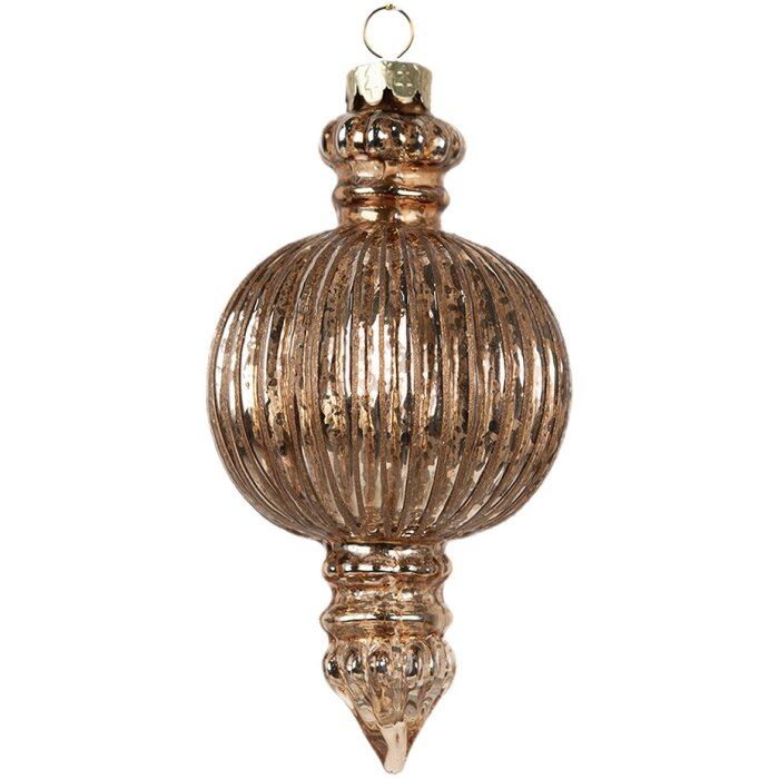 Clayre & Eef 6GL4623 Vánoční ozdoby na stromeček Ø 7x14 cm