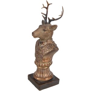 Clayre & Eef 6PR4281 Dekorace Jelen 10x8x25 cm