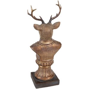 Clayre & Eef 6PR4281 Dekorace Jelen 10x8x25 cm