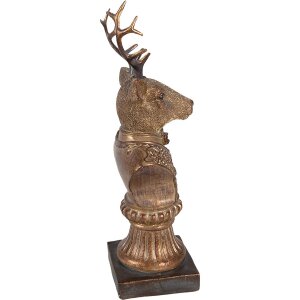 Clayre & Eef 6PR4281 Dekorace Jelen 10x8x25 cm