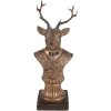 Clayre & Eef 6PR4281 Dekorace Jelen 10x8x25 cm