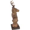 Clayre & Eef 6PR4281 Dekorace Jelen 10x8x25 cm