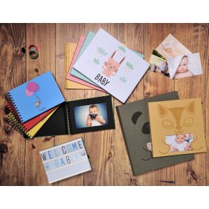 Exacompta 11231E Fotokniha s motivem zvířátka 30 stran bílá 28,5x22 cm