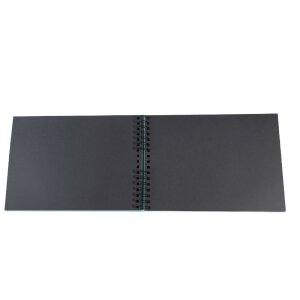 Exacompta spirálové fotoalbum MILANO Zelené 32x22 cm 50 černých stran 250g/m²