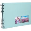 Exacompta spirálové fotoalbum MILANO Zelené 32x22 cm 50 černých stran 250g/m²