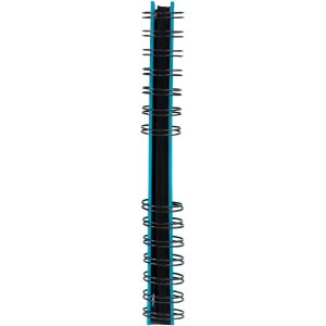 Exacompta spirálové fotoalbum MILANO Blue 32x22 cm 50 černých stran 250g/m²