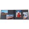 Exacompta spirálové fotoalbum MILANO Blue 32x22 cm 50 černých stran 250g/m²