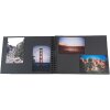 Exacompta spirálové fotoalbum MILANO 32x22 cm 50 černých stran šedé barvy