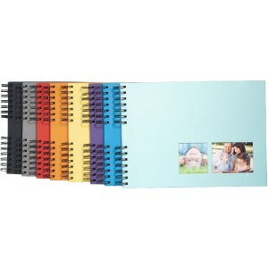 Exacompta spirálové fotoalbum MILANO 32x22 cm 50 černých stran Scrapbooking