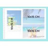 Exacompta spirálové fotoalbum MILANO 32x22 cm 50 černých stran Scrapbooking