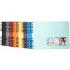 Exacompta spirálové fotoalbum MILANO 32x22 cm 50 černých stran Scrapbooking