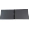 Exacompta spirálové fotoalbum MILANO 32x22 cm 50 stran černé pro scrapbooking