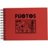 Exacompta fotoalbum Musicart červené 50 černých stran 23x16 cm spirálová vazba