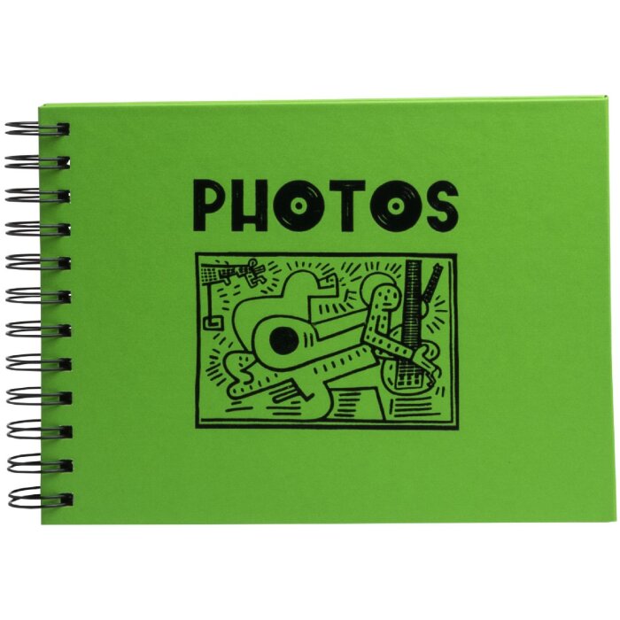 Exacompta fotoalbum Musicart Green 50 černých stran 23x16 cm