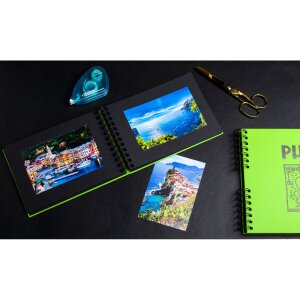 Exacompta fotoalbum Musicart Green 50 černých stran 23x16 cm