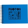 Exacompta fotoalbum se spirálovou vazbou Musicart modré 50 stran pro 50 fotografií 10x15 cm