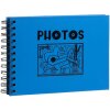 Exacompta fotoalbum se spirálovou vazbou Musicart modré 50 stran pro 50 fotografií 10x15 cm