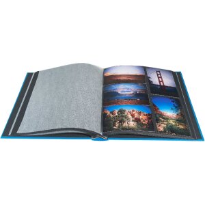 Exacompta fotoalbum MILANO 29x32 cm 60 stran modrá
