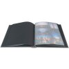 Exacompta fotoalbum MILANO šedé 29x32 cm 60 černých stran